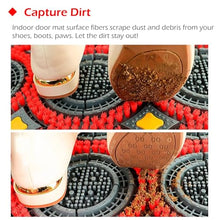 GTPBAO Outdoor Floor Mats with Circle Brush - Anti Slip Rubber Drainage Mat for Commercial Kitchen Garage Garden, Heavy Duty(150x240cm/59x94.5in)