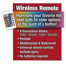 Main Access LED Cube Seat Waterproof 4 Lighting Modes Remote Control Poolsides 10 Pack