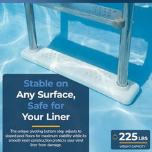 Blue Wave Premium Stainless Steel Reverse-Bend Pool Ladder, Above Ground
