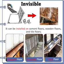 Customizable Concealed Cellar Doors for Indoor/Outdoor, Sturdy Steel Under House Access Door, Load-Bearing Capacity: 500 kg/ 1102 lbs
