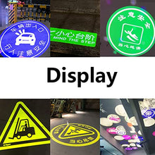 Hiedmeil 35W LED Advertising GOBO Projector Rotating Lighting Show Logo Lights Cafe Store Shop Outdoor Projection Lamp with Lens (Black)