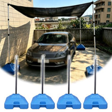 YXXSDP Shade Sail Support Poles with Base, Adjustable Canopy Stand Kit