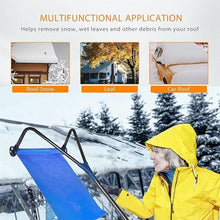 Snow Shovels Snow Roof Rake, 5-20Ft Extendable Snow Rake for Roof, 5-Section Aluminum Adjustable Pole with Anti-Skid Handle, Roof Snow Rake Removal Tool Fast Cleaning for Snow Leaves Debris