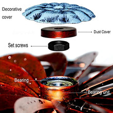 LFFH Metal Weather Vane, Flower Windmill Ironwork Garden Spinner Outdoor Garden Decoration Kinetic Spinner for Yard Signs