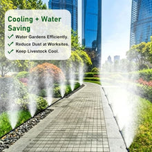 Farm Cooling Spray Watering Devices, Fence Misting for Pig Duck Chicken Cow