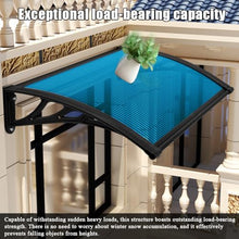 GJZDPMY Outdoor Canopy for Windows & DoorsArched Shelter for Patios Porches & CourtyardsSun & Rain Protection Noise Reduction Durable & Stylish Design
