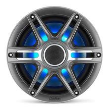 Clarion Marine 4 Channel Amp & 7.7" Speakers with 10" Grey Grill Boat Audio Bundle