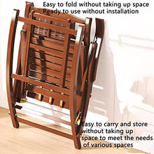 QUANGJN Composite Rocking Chairs Outdoor,Folding Rocking Chair,Outdoor Wooden Rocking Chair,Comfy Side Chair,for Living Room, Bedroom,Study Room,Terrace, Garden,Rocking Ch,