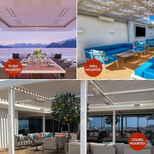 Bromic Platinum Smart Heat Marine 2300W Electric Patio Heater - Radiant Infrared, 208V, White Finish - BH0320024