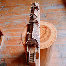 Okjew Handcrafted Wood Wind and Rain Bridge Model