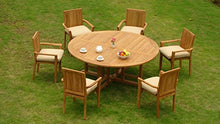 WholesaleTeakFurniture Grade-A Teak Wood 72" Round Dining Table #WFDT72