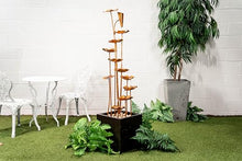 Tocca Zinc Metal Gold Lotus Fountain