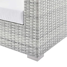 Modway EEI-4306-LGR-WHI Loveseat Light Gray White