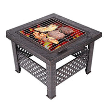 grilling table Villa Courtyard Barbecue Table Rack Charcoal Heating Stove Carbon Household Outdoor