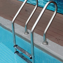 Swimming Pool Ladder, Heavy Duty Non-Slip 2/3 Step Stainless Steel Steps Ladder, Pool Pedals Handrail, 3 Thickness