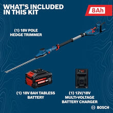 BOSCH GHE18V-50TPN18X 18V 20 in. Pole Hedge Trimmer with 8.2 Ft. Telescopic Pole and Pivoting Head is a Cordless Trimmer (Battery and Charger Included Kit)