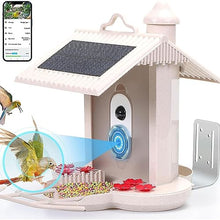 TsoLay Bird Watching Camera, Smart Bird Feeder with Solar Panel, High-Definition 1080P, IP66 Waterproof and Intelligent Recognition of Birds, for Outside, Yard, House, Tree, Bird Lover