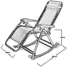 IIPOSAQQ Heavy Duty Zero Chairs | Garden Outdoor Patio Sun Loungers | Folding Reclining Chairs | Lounger Deck Chairs Beach Chairs Home Office Beach Chair