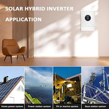 GEHPYYDS Solar & Wind Power Inverters,All-in-One Solar Inverter Charger,48V to 110V/220V Off-Grid Hybrid Inverter Built-in 120A MPPT Solar Charge Controller,for Home Appliances 110V