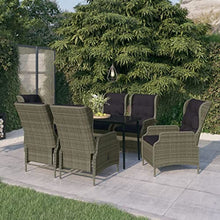 AMBERARD Garden Dining Set Brown Furniture Set