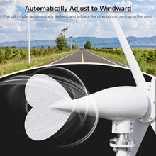 LADECNERHT Professional Wind Turbines, 6 Blade Professional Wind Turbines Small Windmill Generator 800W Industrial, Solar and Wind Power Parts and Accessories,24V