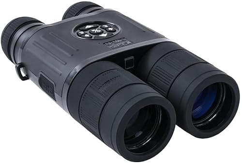 Teslord Night Vision Binoculars with Photo & Video Capture, Digital Infrared Goggles for 1000M Viewing in Darkness Black