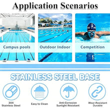 ByBoDi 19.7 Inch Pool One Step Diving Starting Block and Swimming Competition Jumping Platform with Backstroke Handle, Heavy Duty Stainless Boards for Inground Luxury