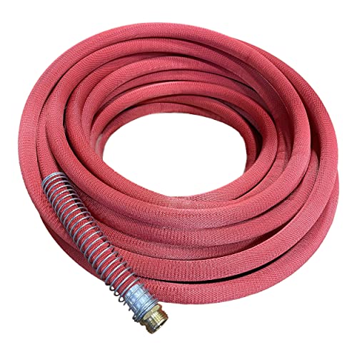 Underhill ProLine Featherweight Lightweight Garden Hose 50 ft, Heavy-Duty Anti-Kink, 200 psi WP, 800 psi BP, H75-100PRO-FW, ¾ Inch x 100 ft GHT, Red