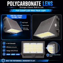 JCE Wall Pack LED Exterior Light, 60W -120W Adjustable Max 19200LM