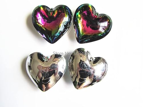 120pcs 45MM Chandelier Crystal Heart Hanging Prism Suncatcher Pendant