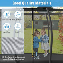 Merax Outdoor Trampoline 16FT with Basketball Hoop, Enclosure Net & Ladder