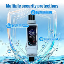 NzEupno Salt Chlorine Generator, Salt Pool Chlorinator System for Above Ground Pool, Built-in Wi-Fi & App Remote Control, and Saltwater Swimming Pool System with Salinity Display 28g/h