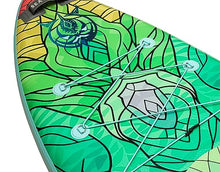 Sea Titan Dragon's Wave Premium X-Woven Inflatable Stand Up Paddleboard Green