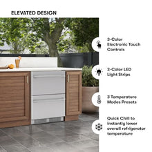 Zephyr Presrv 24 Inch Outdoor Refrigerator Drawers Wine & Beverage Fridge