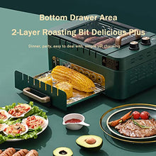 Electric Smokeless Portable BBQ Barbecue Grill Indoor Cooking Grill with Water Filled Drip Tray & Adjustable Temperature Control, Double Layer, Safe BBQ Griddle for Indoor, 3-6 Persons, 1000W