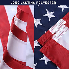 VICDRIA Giant 30x60 American Flags for Outside Heavy Duty Embroidered Stars