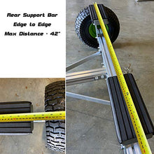 Seamax Portable Aluminium Boat Dolly Set with Quick Release Handle Silver