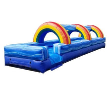 TentandTable 30FT Commercial Inflatable Splash & Ride Water Slide, Blue