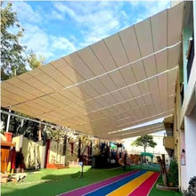Retractable Canopy Outdoor Wave Sun Shade ，Sliding Wave Shade Sail，for Pergola Patio Deck Yard Gazebo Outdoor((WxL) 1x2m)(Khaki,1.5x6m)