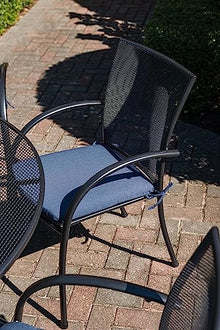 KETTLER Pilano Wrought Iron Mesh Arm Chair - Set of 4