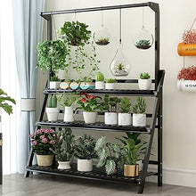 Hanging Orchid Planter Creative Simple Shelves Floor Stepped Plant Stand Living Room Indoor Multi-layer Bamboo Flower Display Rack Hangable Flower Rack For Florist Garden Balcony Flowerpot Stan