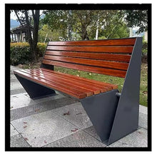 TBLOTYD Garden Bench Stainless Steel Park ChairOutdoor BenchesPineapple LatticeSolid WoodPlastic Wood BackrestThickened Steel BenchPatio Seating Patio Seating for Park，200 * 60 * 80