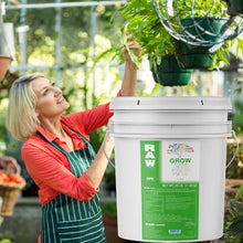 RAW All in One Grow Fertilizer - Water Soluble Plant Food for Soil, 25 lb
