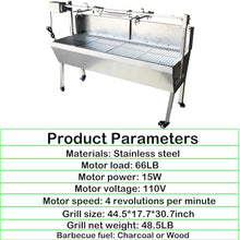 HQHAOTWU Barbecue Stove, Stainless Steel BBQ Grill, Electric Barbecue Grill and Stove Outdoor for Family Gatherings, Outdoor Picnics, Camping, 110V