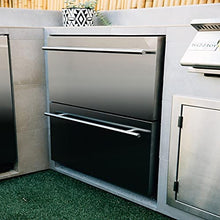 Summerset 24" 5.3c Deluxe Outdoor Rated 2-Drawer Refrigerator