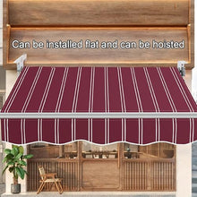 Retractable Awning - Outdoor Sunshade Canopy with Aluminum Bracket for Front Door, Patio, Deck & Garden - UV Protection & Easy Installation