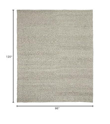 Calvin Klein Riverstone Grey/Ivory 8' x 10' Modern Area Rug