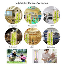 10 Layers 360° Full-Spectrum Lighs Hydroponic Growing Kit, Mobile Tower Garden with Automatic Water Circulation System, Vertical Indoor Hydroponics System, Easy-to-Use