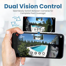 Swamcam Pool Alarm Safety Dual Camera|ASTM F2208 Certified|with Repeater