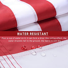VICDRIA Giant 30x60 American Flags for Outside Heavy Duty Embroidered Stars